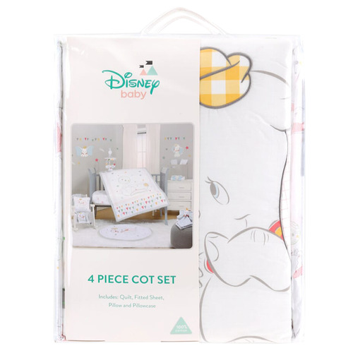 Dumbo cot bumper outlet set